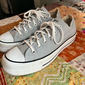 Grey low rise CONVERSE